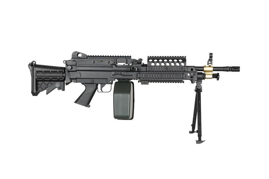 Страйкбольный аналог karabinu maszynowego H. M. G. MK46 - czarna [A&K] (для страйкболу) AIK-01-028618 фото