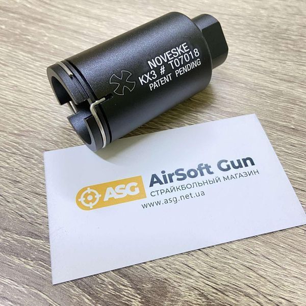 Полум'ягасник / газовий компенсатор Noveske Mini - black [Element] (для страйкболу) ELM-09-011810 фото