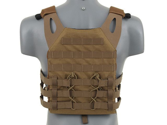 Легкий Jump Plate Carrier с аналогам баллистических пластин - Coyote Brown [Emerson] (для страйкбола) EM7344CB фото