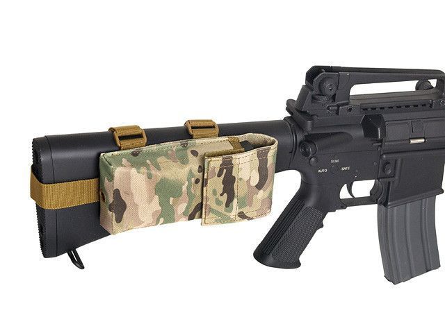 Подсумок для переноски магазинов M4 / M15 / M16 на приклад - Multicam [8FIELDS] M51613200-CP фото