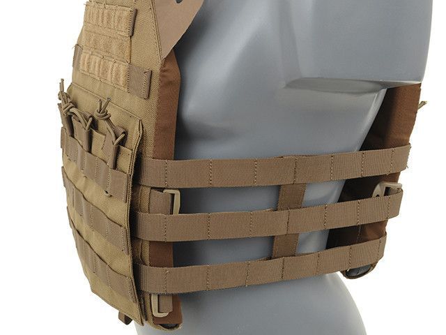 Легкий Jump Plate Carrier с аналогам баллистических пластин - Coyote Brown [Emerson] (для страйкбола) EM7344CB фото