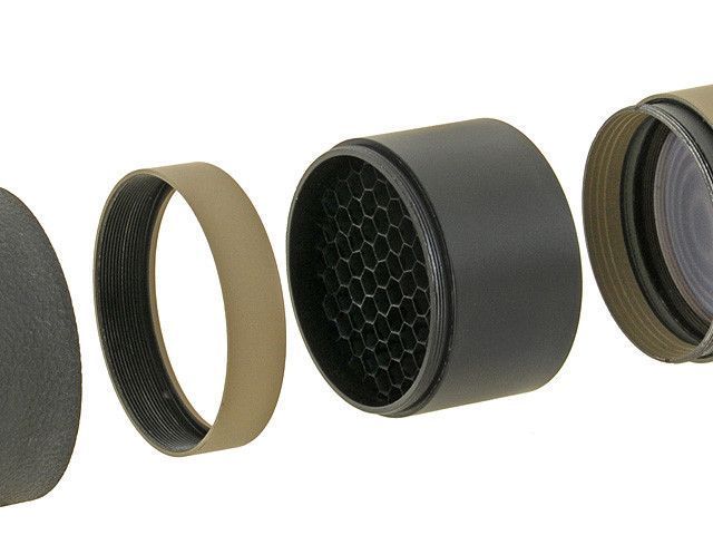 Osłona antyrefleksyjna obiektywu lunety o średnicy 50mm - Black [Aim-O] (для страйкболу) AO5322-BK фото