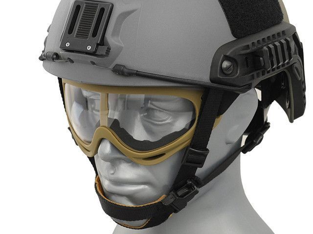 Тактические очки gogle страйкбольные V2 - Tan/Clear [PJ] (для страйкбола) MA-86-T-L фото