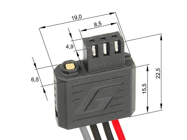 Страйкбольный акумулятор 25C 1000mah 2S1P 7.4V LIPO Tamiya G-Tech [Gens Ace]&nbsp;(для страйкбола) GEA102S25TGT фото