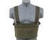 Легкая разгрузка chest rig с эластическими подсумками - Olive [Emerson] (для страйкбола) EM2390B фото 1