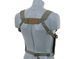 Легкая разгрузка chest rig с эластическими подсумками - Olive [Emerson] (для страйкбола) EM2390B фото 3
