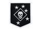 Naszywka haftowana USMC MARSOC Marine Raiders - Black [Minotaurtac] (для страйкбола) MIN4-USMC фото