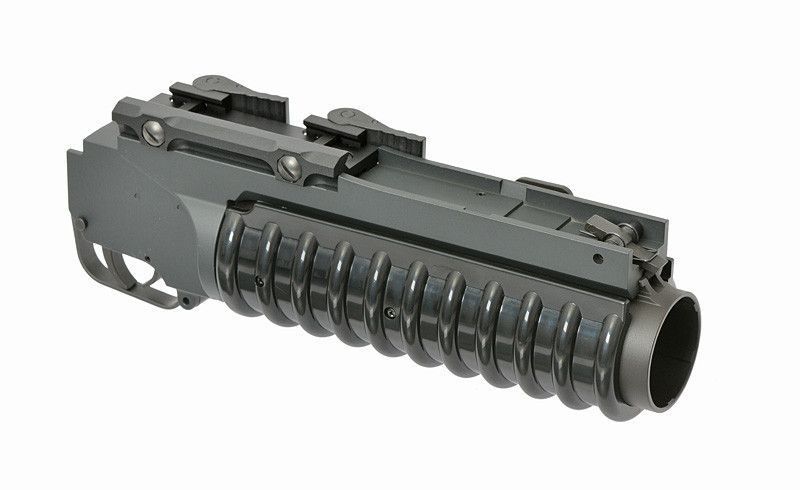 Модель американського гранатомета M203 CQB QD RIS 40 м [A&K] (для страйкболу) LDP-04 фото