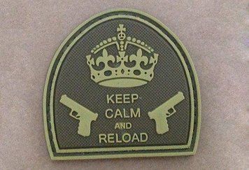 Naszywka - Keep Calm And Reload - Tan [GFC Tactical] (для страйкболу) GFT-30-004711 фото