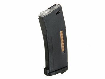 Полімерний механічний магазин Mid-Cap на 150 кульок для приводу AR-15/M4 - Black [BattleAxe] (для страйкболу) FBP1847 фото