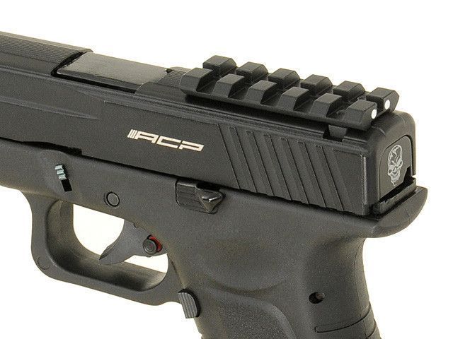 Монтажная планка для пистолетов серии G./Dragonfly/Mantis/ACP/Scorpion - Black [APS] (для страйкбола) AC021 фото