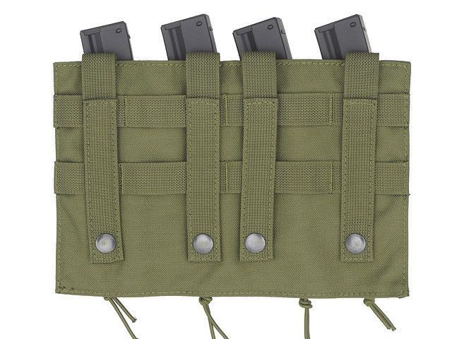 Подсумок для магазинов Quick Quad MOLLE MP5/SMG - Olive [8FIELDS] (для страйкбола) M51613230-OD фото