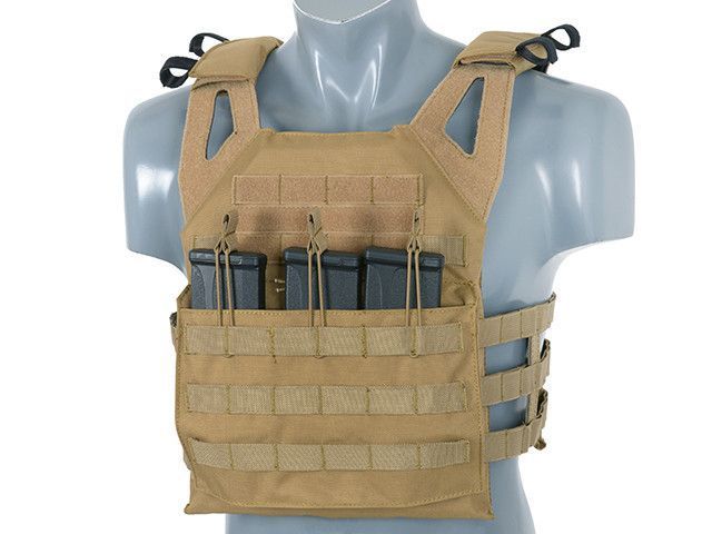 Jump Plate Carrier V2 з аналогом балістичних пластин &ndash; COYOTE [8FIELDS] (для страйкболу) M51611025-2-TAN фото