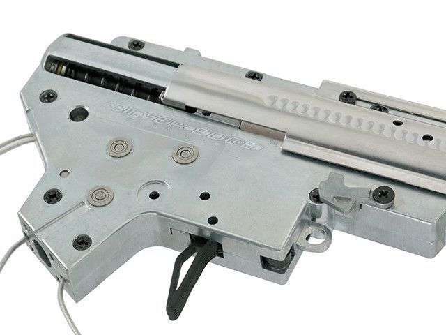 Комплектный Gearbox V.2 Silver Edge с функцией EBB - проводка назад [APS] (для страйкбола) SE-2HR фото