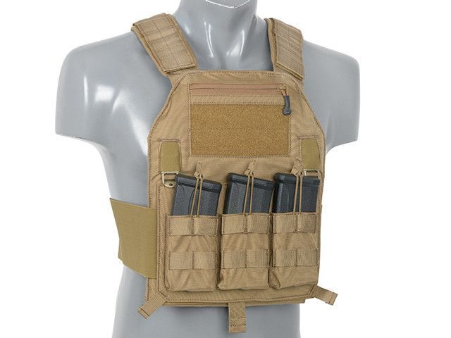 Niskoprofilowy Plate Carrier - Coyote Brow [Emerson] (для страйкболу) EM7376CB фото