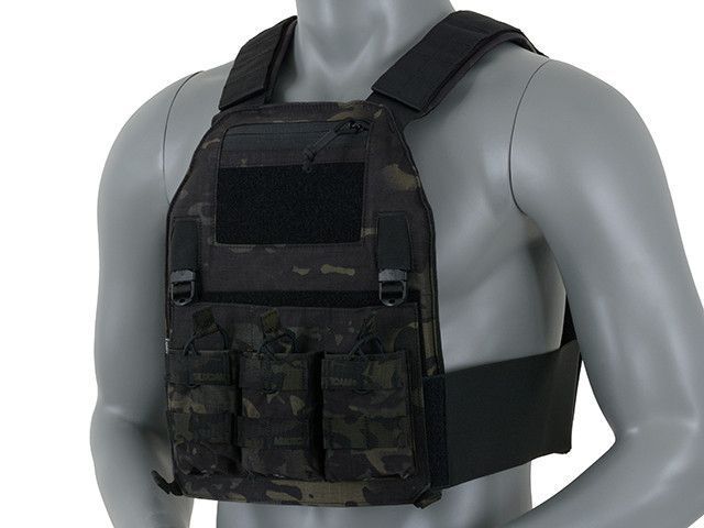 Низкопрофильный Plate Carrier - MultiCam Black [Emerson] (для страйкбола) EM7376MCBK фото