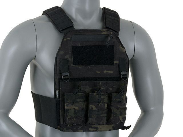 Низкопрофильный Plate Carrier - MultiCam Black [Emerson] (для страйкбола) EM7376MCBK фото