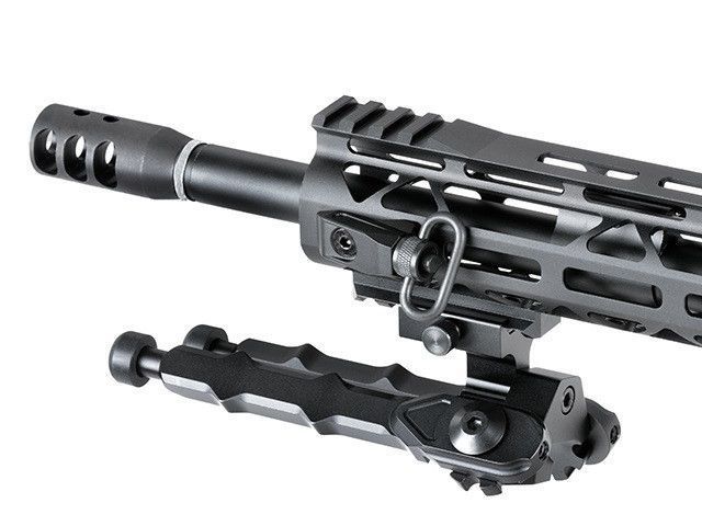Антабка QD кутова M-LOK/Key-Mod для рушничного ременя - Black [ХУБІЛАЙ] (для страйкболу) AS.SA031-BK фото