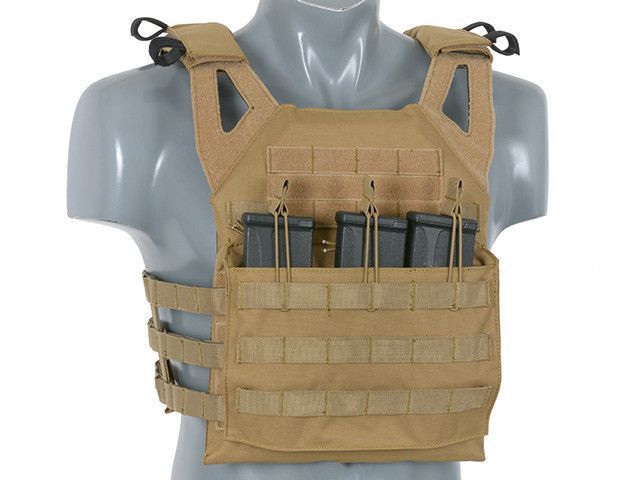 Jump Plate Carrier V2 з аналогом балістичних пластин &ndash; COYOTE [8FIELDS] (для страйкболу) M51611025-2-TAN фото