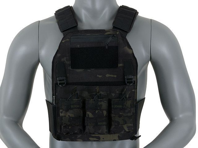 Низкопрофильный Plate Carrier - MultiCam Black [Emerson] (для страйкбола) EM7376MCBK фото