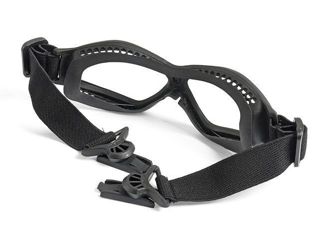 Gogle taktyczne na hełm - Black/Clear [PJ] (для страйкбола) MA-76-BK фото
