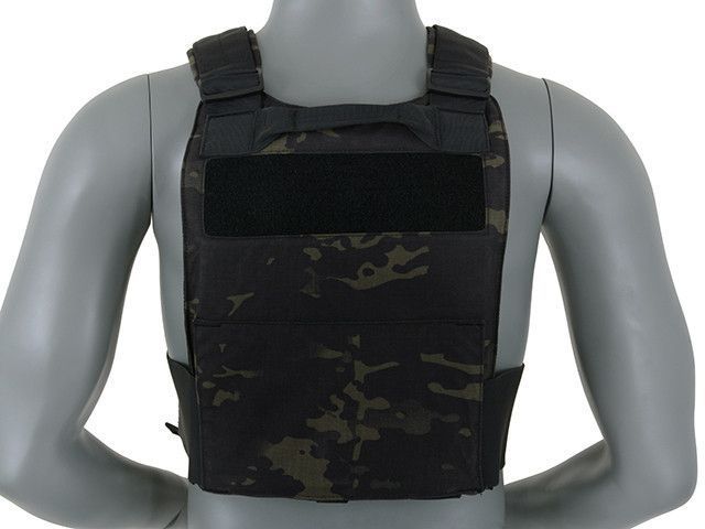 Низкопрофильный Plate Carrier - MultiCam Black [Emerson] (для страйкбола) EM7376MCBK фото