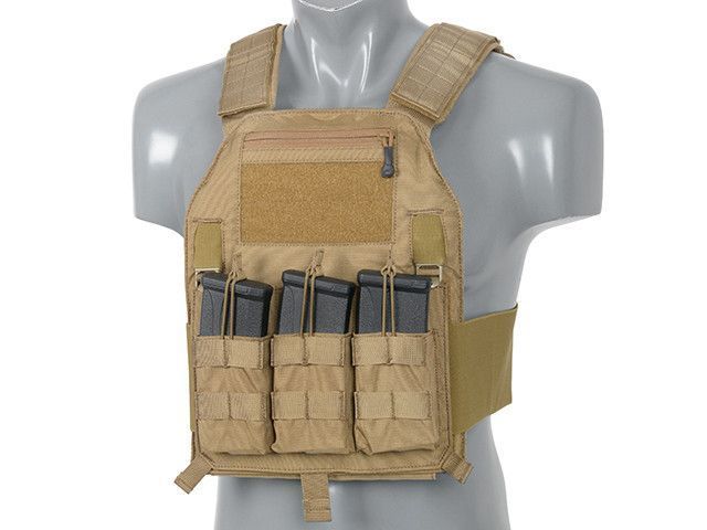 Niskoprofilowy Plate Carrier - Coyote Brow [Emerson] (для страйкболу) EM7376CB фото