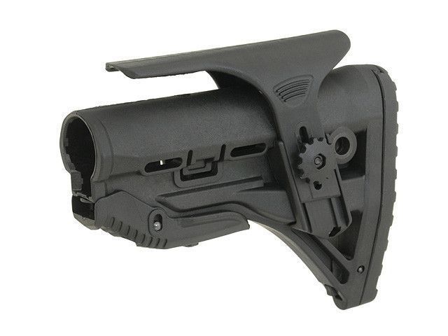 Приклад с регулируемым подщечником для M4/M16 - Black [Castellan] (для страйкбола) AS.TG056-BK фото