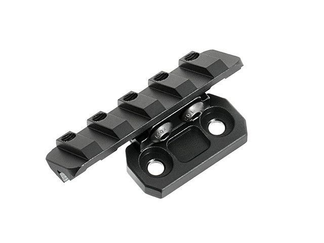 Офсетная монтажная планка 45&deg; KeyMod / M-LOK &mdash; Black [WADSN] (для страйкбола) WD02015-BK фото