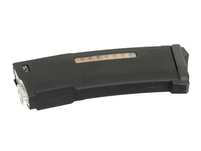 Полімерний механічний магазин Mid-Cap на 150 кульок для приводу AR-15/M4 - Black [BattleAxe] (для страйкболу) FBP1847 фото