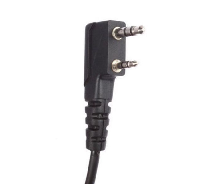 BaoFeng - Гарнітура для рації Baofeng UV-82 з двома кнопками НІГ - Kenwood Plug (для страйкболу) 15351 фото