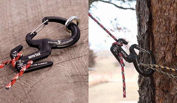 Nite Ize - Carabiner Figure 9 Large - Black Gate - MC9L-02-01 (для страйкболу) 7328 фото