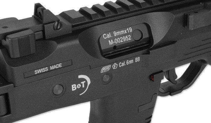 KWA / ASG - B&T MP9 A1 Machine Pistol airsoft - 16799 (для страйкболу) 8160 фото