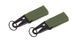 101 Inc. - MOLLE snap hook with keyring - 2 pcs - OD Green - JF003 (для страйкболу) 18949 фото 1