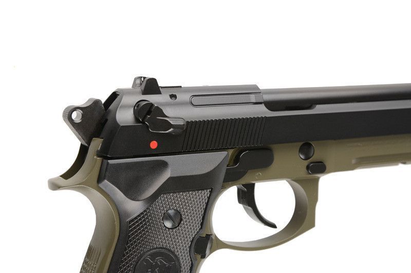 Страйкбольный пістолет у m9a1 (CO2) - olive [KJ WORKS] (для страйкболу) KJW-02-010345 фото