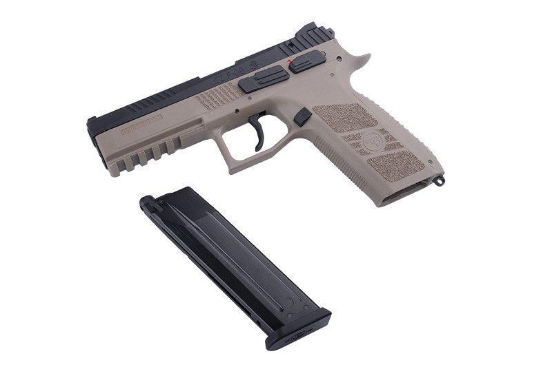 Страйкбольный пистолет CZ P-09 - half-dark earth [ASG] (для страйкбола) ASG-02-010563 фото
