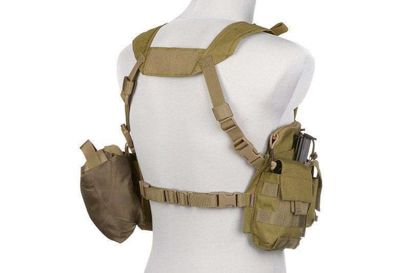 Тактический разгрузочный жилет Split Front Chest Rig gen.V - Khaki [Emerson] (для страйкбола) EME-18-012922 фото