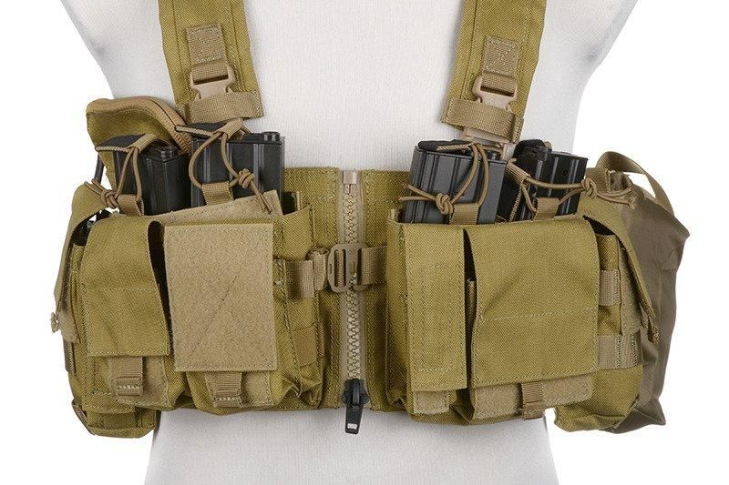 Тактический разгрузочный жилет Split Front Chest Rig gen.V - Khaki [Emerson] (для страйкбола) EME-18-012922 фото