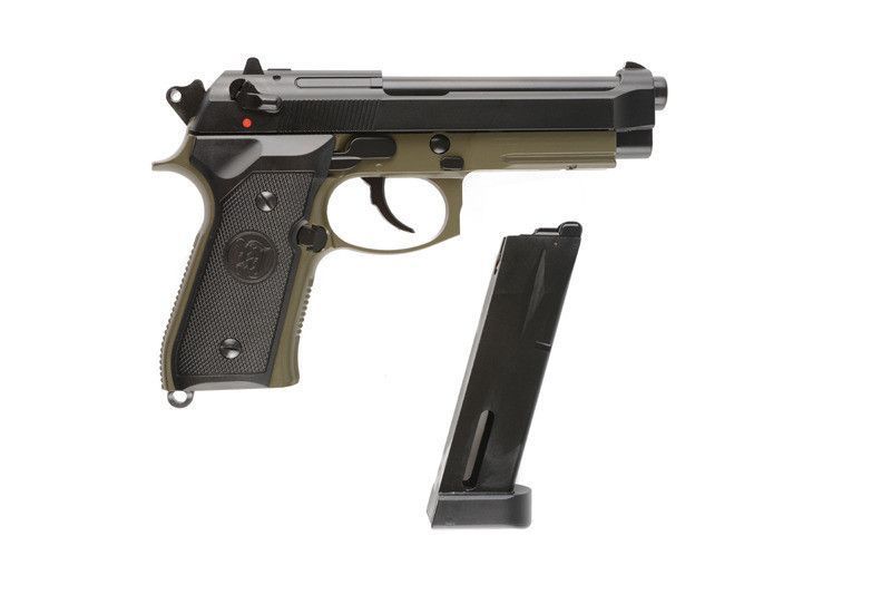 Страйкбольный пістолет у m9a1 (CO2) - olive [KJ WORKS] (для страйкболу) KJW-02-010345 фото