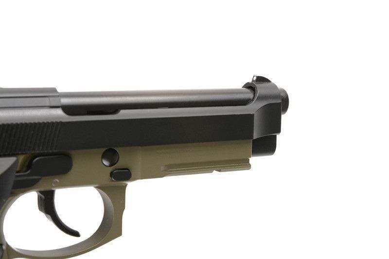 Страйкбольный пістолет у m9a1 (CO2) - olive [KJ WORKS] (для страйкболу) KJW-02-010345 фото