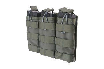 Потрійний подсумок Open I для магазинів AK/M4/G36 - ranger green [Primal Gear] (для страйкболу) PRI-19-019481 фото