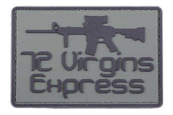 Naszywka 3D - 72 Virgins Express [GFC Tactical] (для страйкбола) GFT-30-006397 фото
