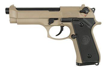 Страйкбольный пистолет M92 - tan [WE] (для страйкбола) WET-02-006737 фото