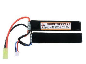 Аккумулятор Li-Po 2200mAh 7,4V 20C [IPower] (для страйкбола) IP-LIPO-006 фото