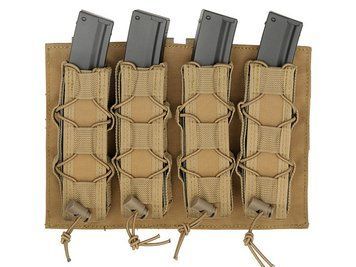 Подсумок для магазинов Quick Quad MOLLE MP5/SMG - Coyote [8FIELDS] (для страйкбола) M51613230-TAN фото