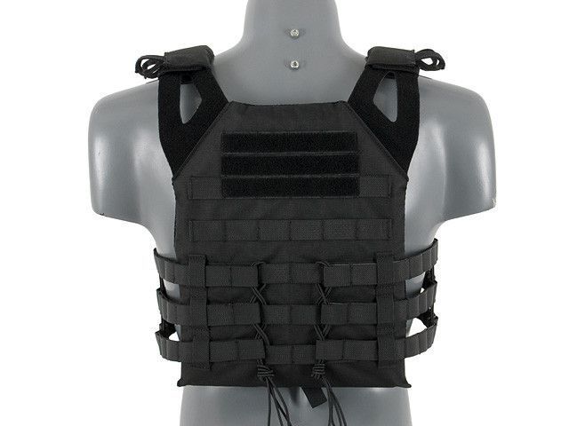 Jump Plate Carrier V2 с аналогам баллистических пластин - Black [8FIELDS] (для страйкбола) M51611025-2-BK фото