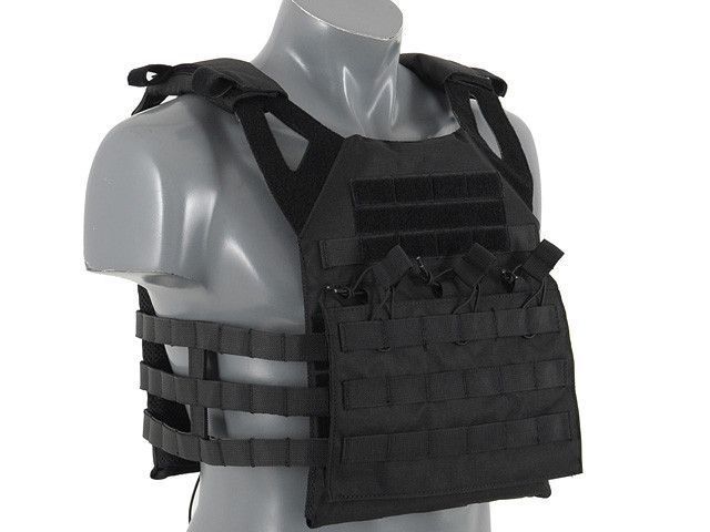 Jump Plate Carrier V2 с аналогам баллистических пластин - Black [8FIELDS] (для страйкбола) M51611025-2-BK фото