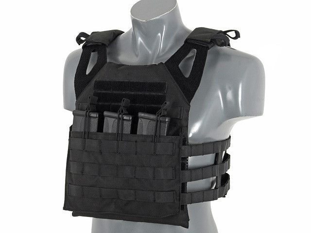 Jump Plate Carrier V2 с аналогам баллистических пластин - Black [8FIELDS] (для страйкбола) M51611025-2-BK фото