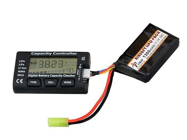 Цифровой тестер для Li-Po/Li-FE/Li-Ion/NiМh/NiСd аккумуляторов [IPower] (для страйкбола) IP-BATTERY CAPACITY CHEC фото