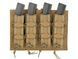 Підсумок для магазинів Quick Quad MOLLE MP5/SMG - Coyote [8FIELDS] (для страйкболу) M51613230-TAN фото
